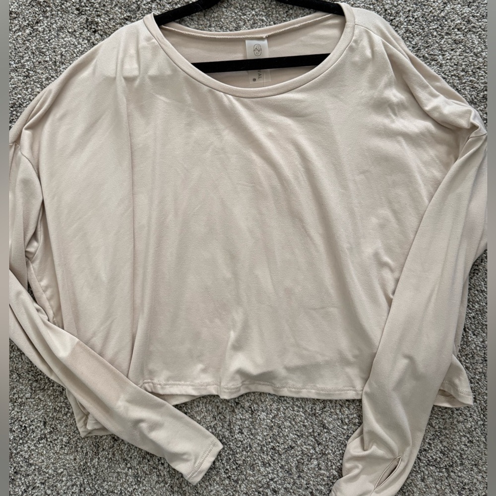 Altar’d State Tan Athletic Shirt